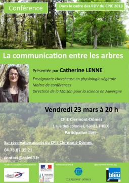 Conférence Catherine Lenne "La communication entre les arbres"