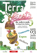 Affiche pour la fête annuelle de Terra Preta : Terra Fiesta 2023