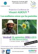 Affiche conférence Vincent Albouy CPIE Clermont-Dômes