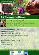 Affiche Conférence Permaculture