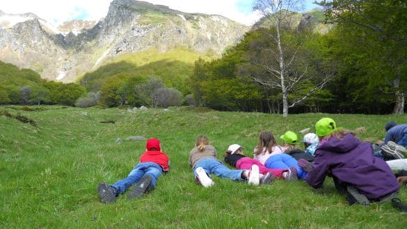 Découvrir , partager, ensemble en pleine nature. photo B.FAYET