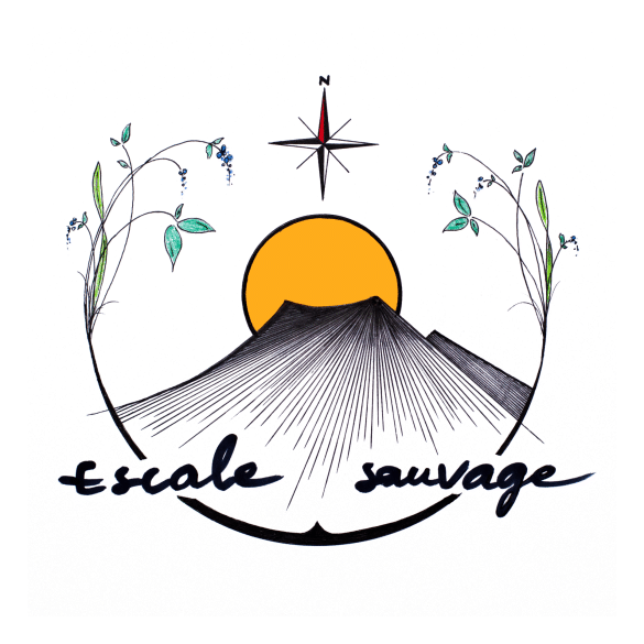 Logo Escale Sauvage, Aurélien Lebrun